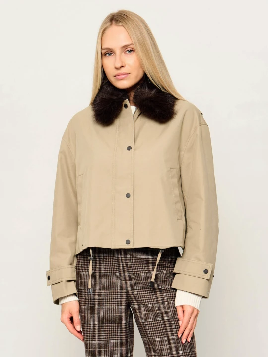 Zdjęcie produktu Tommy Hilfiger Kurtka | Oversize fit beżowy