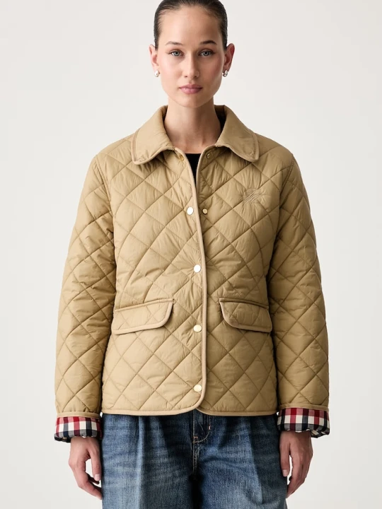Zdjęcie produktu Tommy Hilfiger kurtka pikowana damska beżowy