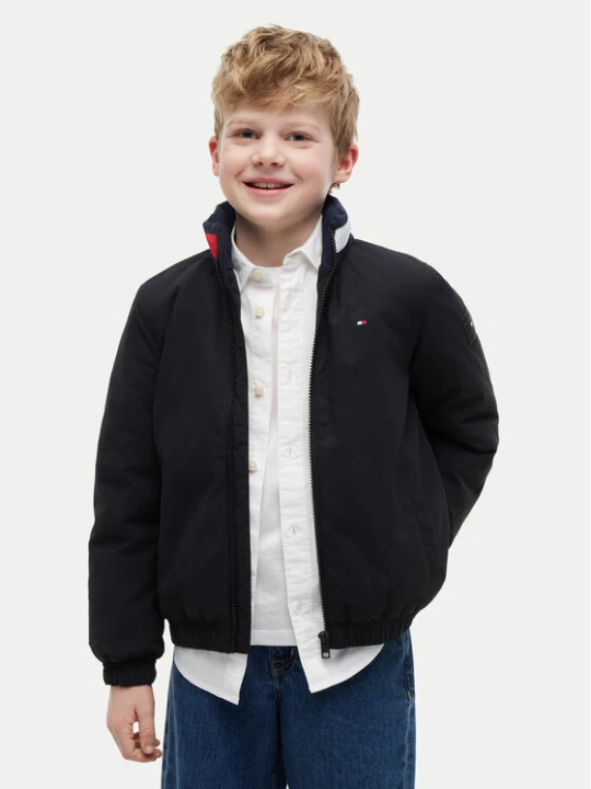 Zdjęcie produktu Tommy Hilfiger Kurtka przejściowa Essential KB0KB10451 Czarny Regular Fit