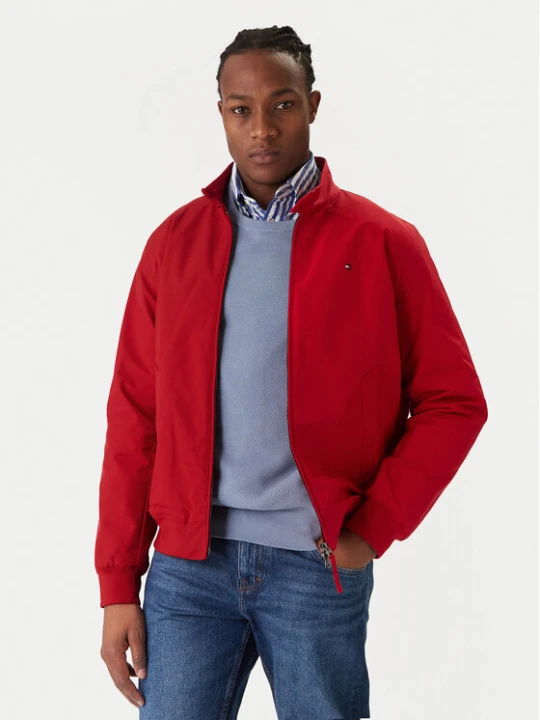 Zdjęcie produktu Tommy Hilfiger Kurtka przejściowa Harrington MW0MW37647 Czerwony Regular Fit