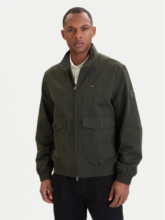 Zdjęcie produktu Tommy Hilfiger Kurtka przejściowa Harrington MW0MW42507 Zielony Regular Fit