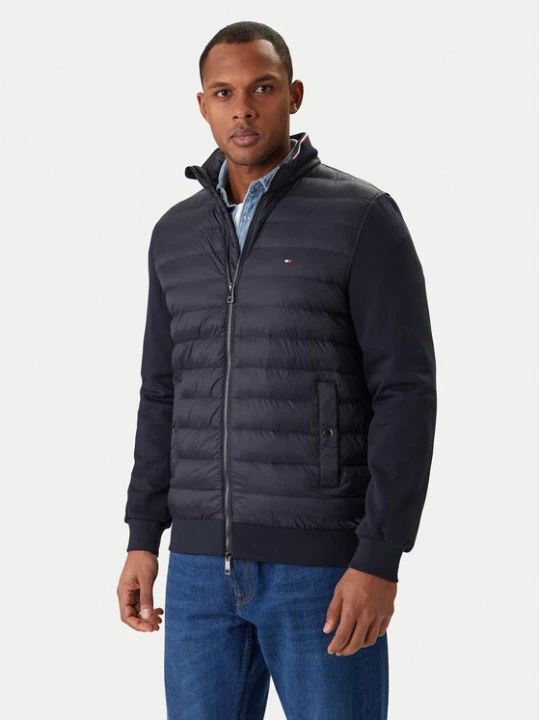 Zdjęcie produktu Tommy Hilfiger Kurtka przejściowa Mix Media Ess MW0MW41329 Granatowy Regular Fit