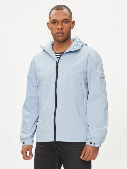 Zdjęcie produktu Tommy Hilfiger Kurtka przejściowa Portland MW0MW34456 Błękitny Regular Fit Niebieski jasny