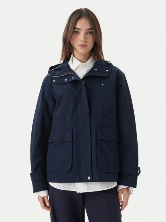 Zdjęcie produktu Tommy Hilfiger Kurtka przejściowa Utility WW0WW48612 Granatowy Relaxed Fit