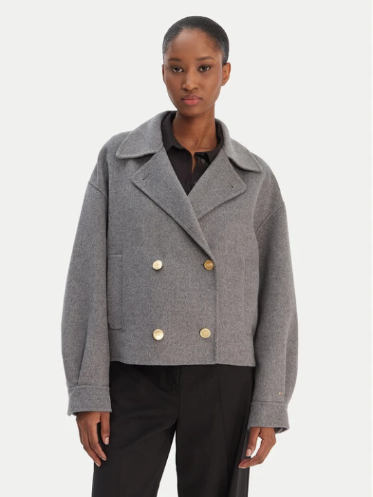 Zdjęcie produktu Tommy Hilfiger Kurtka przejściowa WW0WW47759 Szary Relaxed Fit