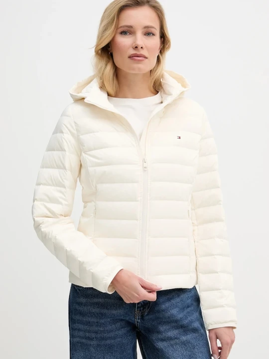Zdjęcie produktu Tommy Hilfiger kurtka puchowa damska beżowy