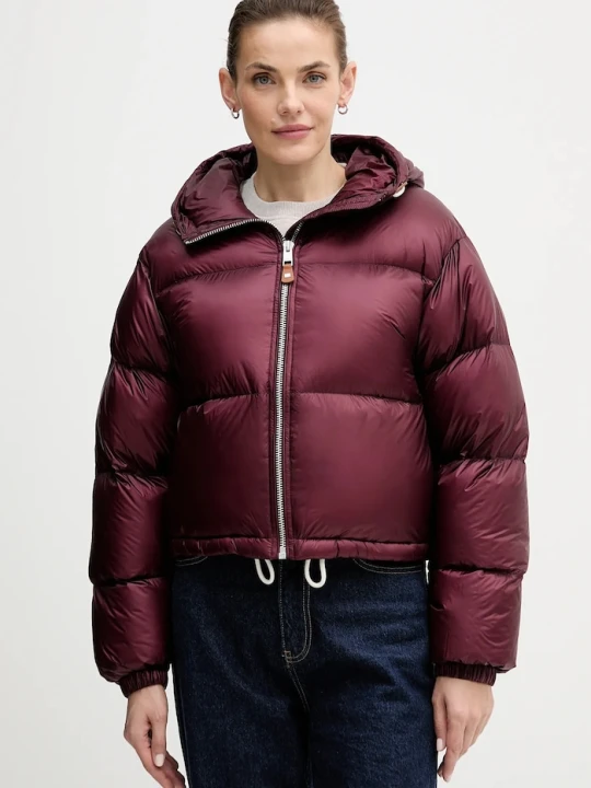 Zdjęcie produktu Tommy Hilfiger kurtka puchowa bordowy