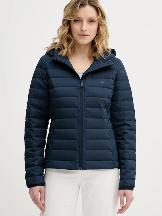 Zdjęcie produktu Tommy Hilfiger kurtka puchowa damska granatowy