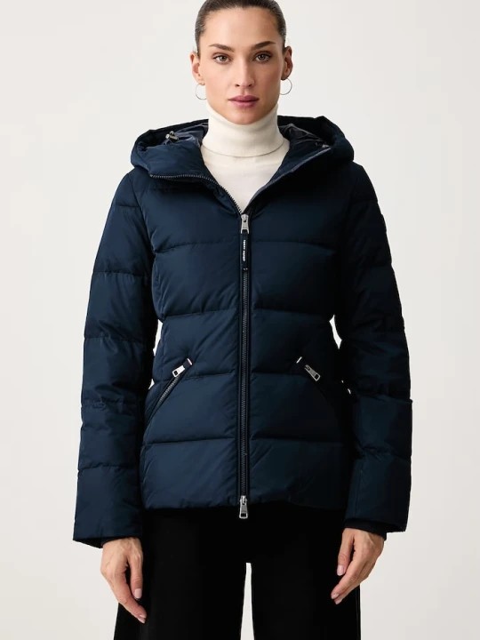 Zdjęcie produktu Tommy Hilfiger kurtka puchowa damska granatowy