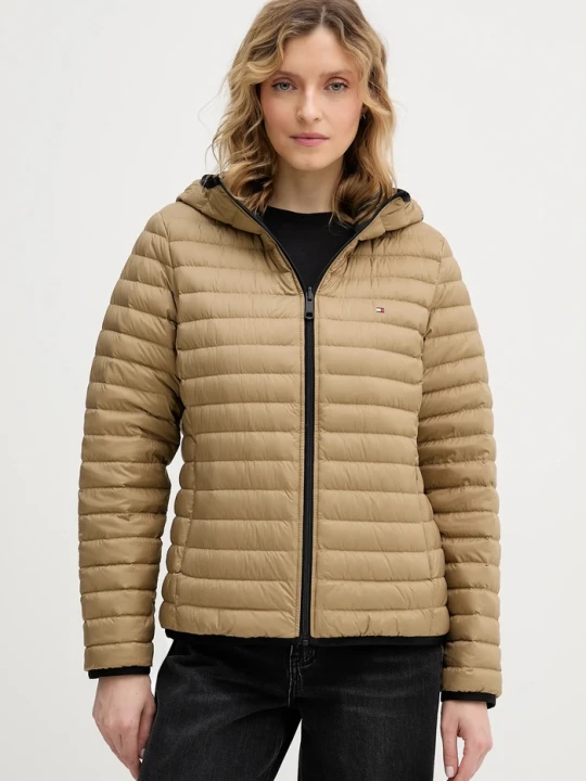 Zdjęcie produktu Tommy Hilfiger kurtka puchowa dwustronna czarny