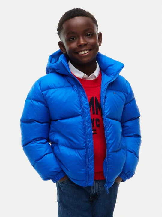 Zdjęcie produktu Tommy Hilfiger Kurtka puchowa Essential KB0KB10091 Niebieski Regular Fit