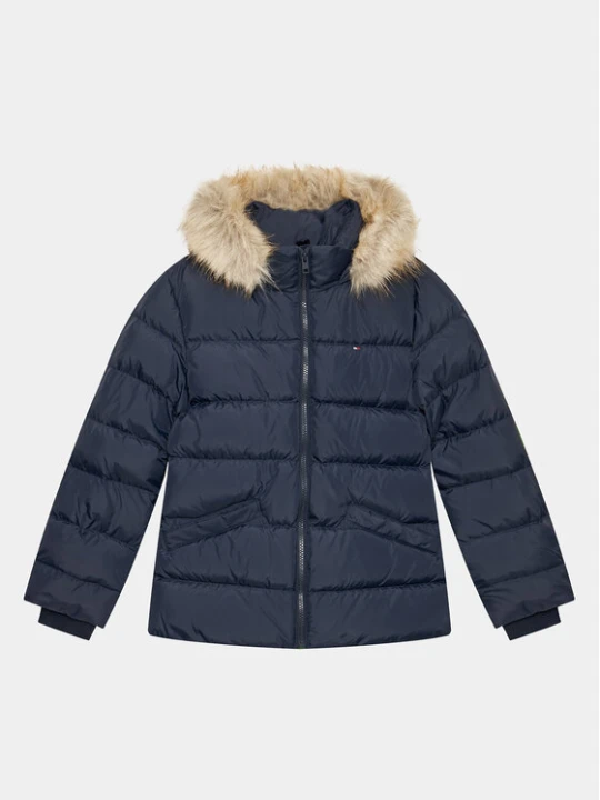 Zdjęcie produktu Tommy Hilfiger Kurtka puchowa Essential KG0KG07399 D Granatowy Regular Fit