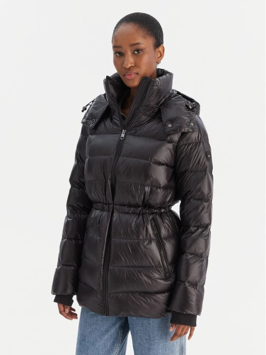 Zdjęcie produktu Tommy Hilfiger Kurtka puchowa Gloss WW0WW47355 Czarny Regular Fit
