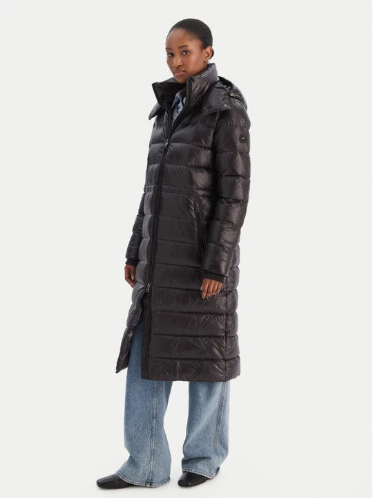 Zdjęcie produktu Tommy Hilfiger Kurtka puchowa Gloss WW0WW47356 Czarny Regular Fit