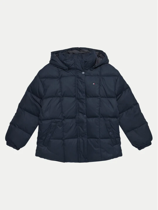 Zdjęcie produktu Tommy Hilfiger Kurtka puchowa KG0KG08392 D Granatowy Regular Fit