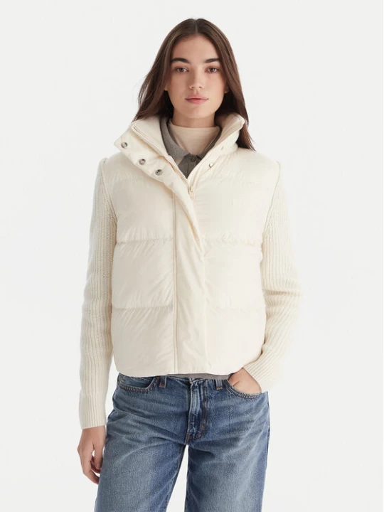 Zdjęcie produktu Tommy Hilfiger Kurtka puchowa Modern WW0WW45738 Écru Regular Fit Kremowy