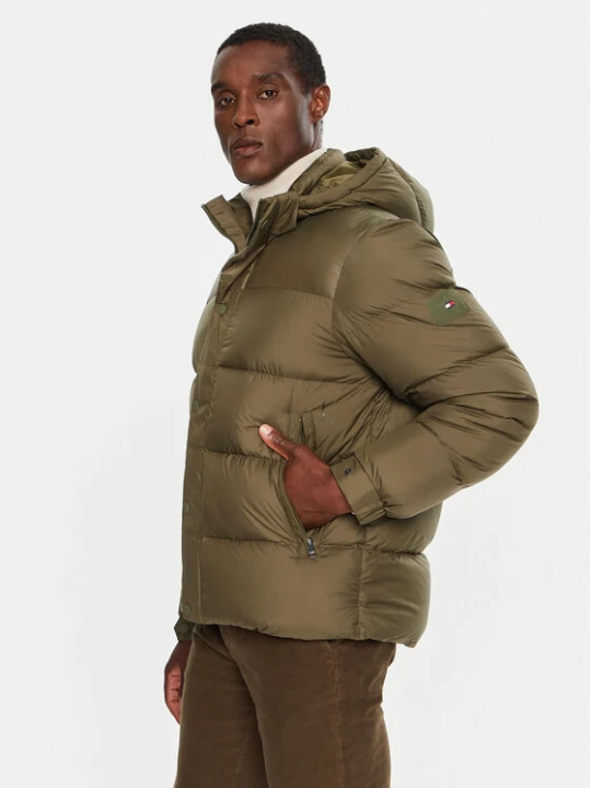 Zdjęcie produktu Tommy Hilfiger Kurtka puchowa MW0MW36569 Zielony Regular Fit