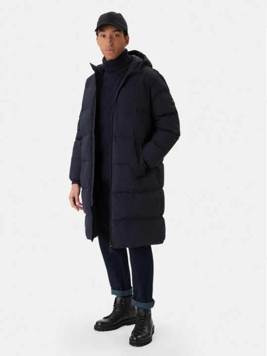 Zdjęcie produktu Tommy Hilfiger Kurtka puchowa MW0MW40628 Granatowy Regular Fit