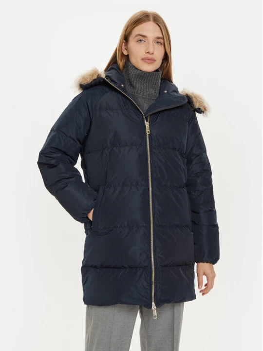 Zdjęcie produktu Tommy Hilfiger Kurtka puchowa WW0WW42743 Granatowy Regular Fit