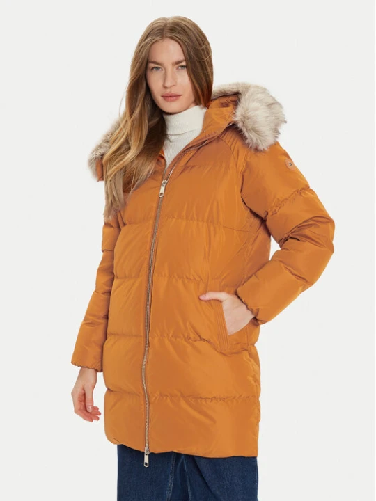 Zdjęcie produktu Tommy Hilfiger Kurtka puchowa WW0WW42743 Pomarańczowy Regular Fit