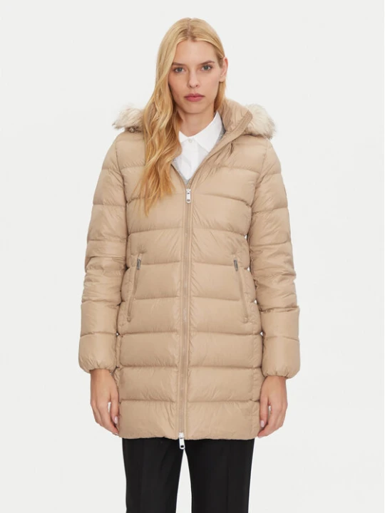 Zdjęcie produktu Tommy Hilfiger Kurtka puchowa WW0WW43122 Beżowy Regular Fit