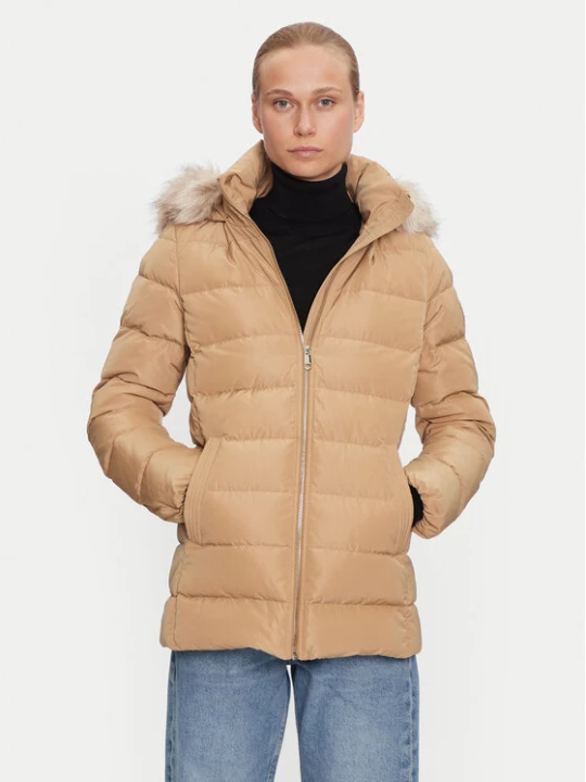 Zdjęcie produktu Tommy Hilfiger Kurtka puchowa WW0WW43600 Beżowy Regular Fit