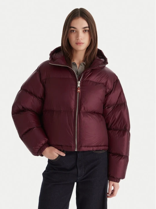 Zdjęcie produktu Tommy Hilfiger Kurtka puchowa WW0WW46541 Bordowy Regular Fit