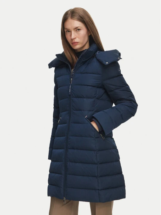 Zdjęcie produktu Tommy Hilfiger Kurtka puchowa WW0WW51111 Granatowy Regular Fit