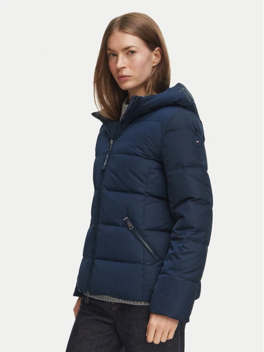 Zdjęcie produktu Tommy Hilfiger Kurtka puchowa WW0WW51521 Granatowy Regular Fit