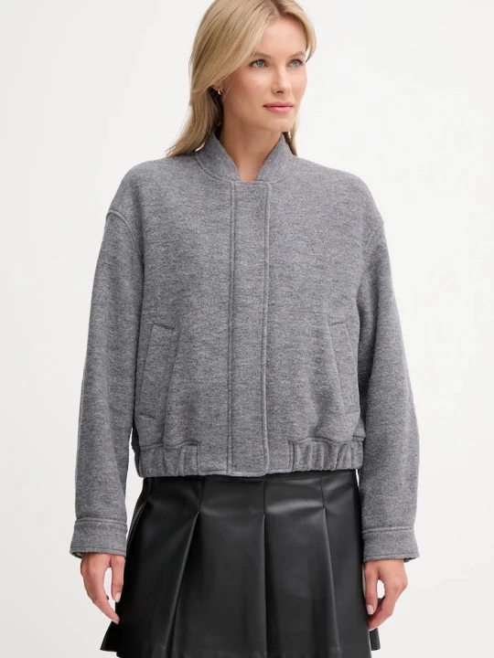 Zdjęcie produktu Tommy Hilfiger kurtka z dodatkiem wełny szary