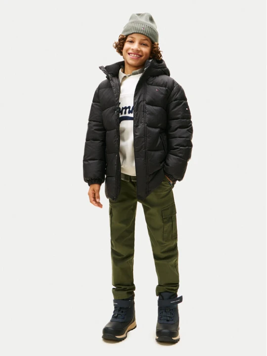 Zdjęcie produktu Tommy Hilfiger Kurtka zimowa KB0KB10002 Czarny Regular Fit