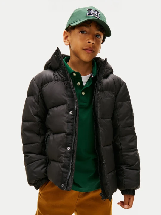Zdjęcie produktu Tommy Hilfiger Kurtka zimowa KB0KB10093 D Czarny Regular Fit