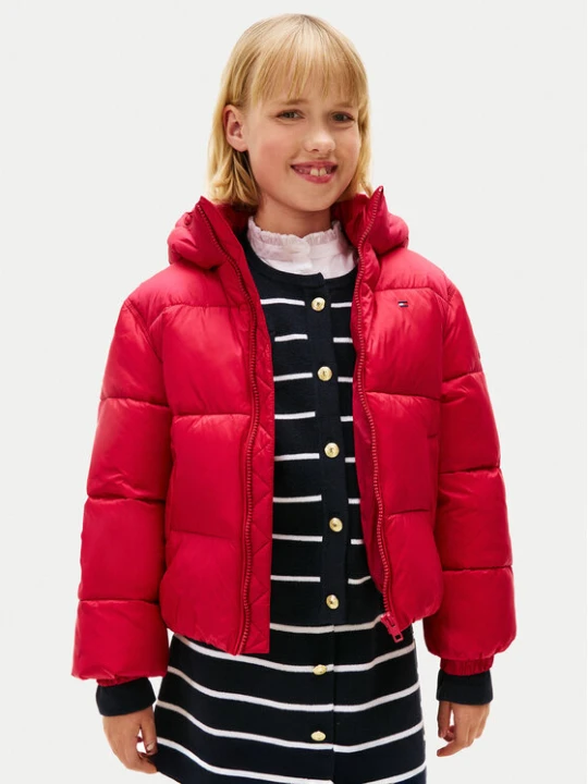 Zdjęcie produktu Tommy Hilfiger Kurtka zimowa KG0KG08759 D Czerwony Regular Fit