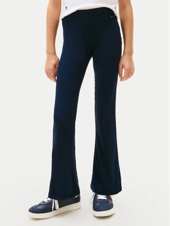 Zdjęcie produktu Tommy Hilfiger Legginsy Essential KG0KG09192 Granatowy Extra Slim Fit