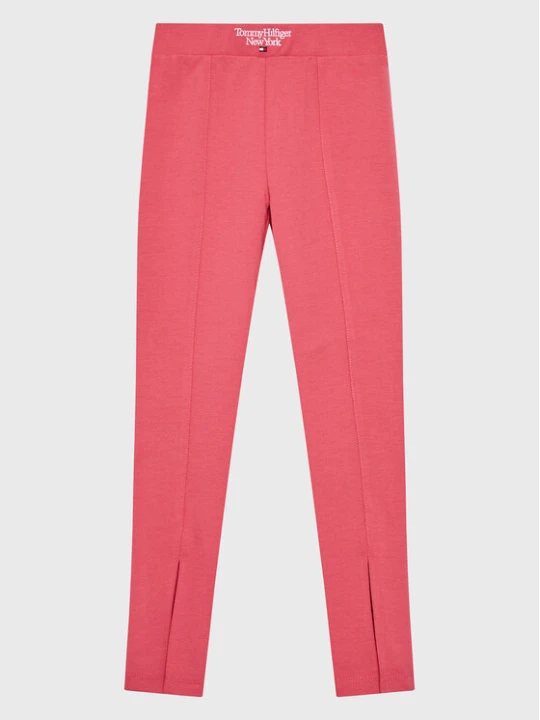 Zdjęcie produktu Tommy Hilfiger Legginsy Graphic KG0KG07062 M Różowy Slim Fit