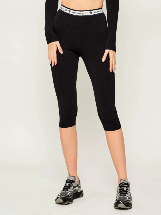 Zdjęcie produktu Tommy Hilfiger Legginsy | Slim Fit czarny