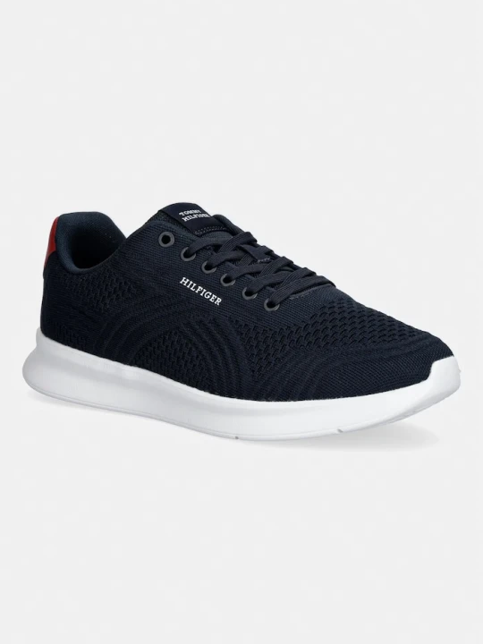 Zdjęcie produktu Tommy Hilfiger LIGHTWEIGHT RUNNER MIX sneakersy męskie granatowy