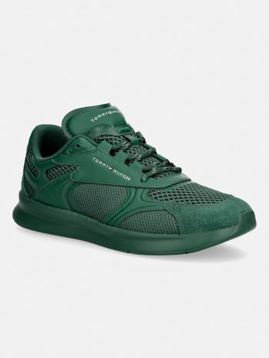 Zdjęcie produktu Tommy Hilfiger LIGHTWEIGHT RUNNER MONOCOLOR sneakersy męskie zielony