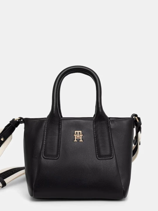 Zdjęcie produktu Tommy Hilfiger listonoszka damska z imitacji skóry czarny