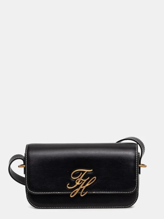 Zdjęcie produktu Tommy Hilfiger listonoszka damska skórzana czarny