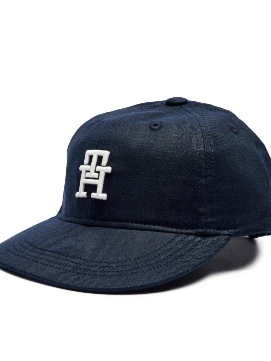 Zdjęcie produktu Tommy Hilfiger Lniana bejsbolówka
