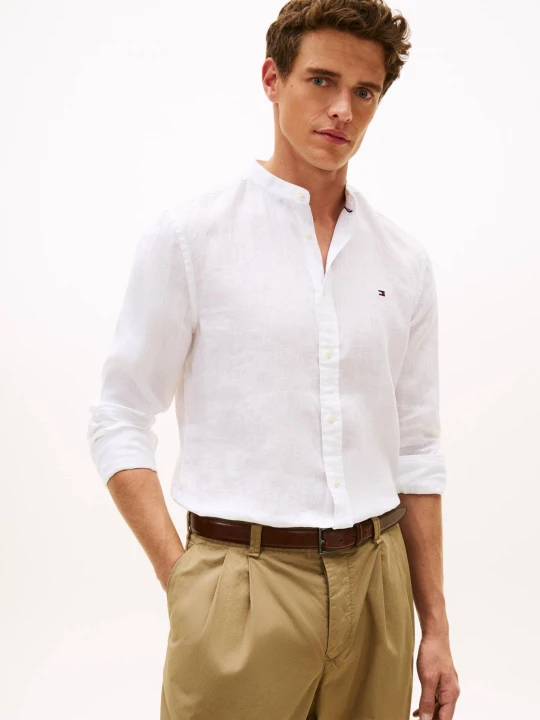 Zdjęcie produktu Tommy Hilfiger Lniana koszula | Regular Fit biały