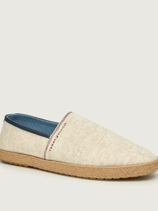 Zdjęcie produktu Tommy Hilfiger Lniane espadryle CHAMBRAY beżowy