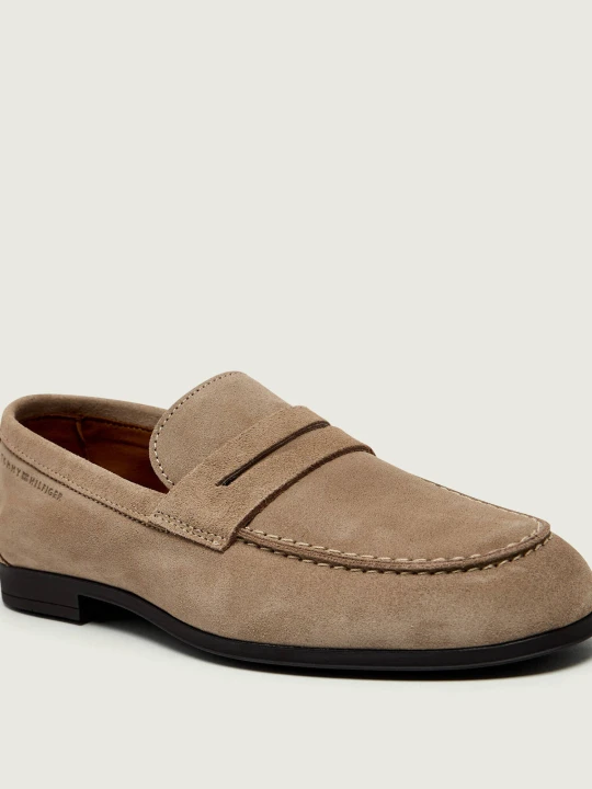 Zdjęcie produktu Tommy Hilfiger Loafersy FLEXIBLE | zamsz beżowy