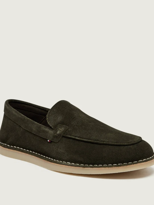 Zdjęcie produktu Tommy Hilfiger Loafersy | zamsz oliwkowy