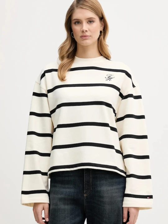 Zdjęcie produktu Tommy Hilfiger longsleeve beżowy