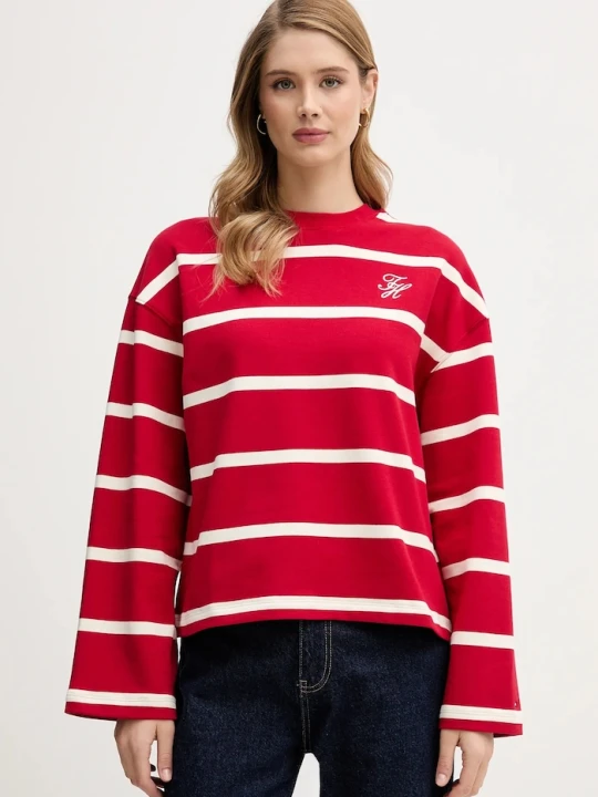 Zdjęcie produktu Tommy Hilfiger longsleeve czerwony