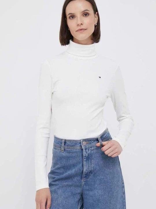 Zdjęcie produktu Tommy Hilfiger longsleeve beżowy