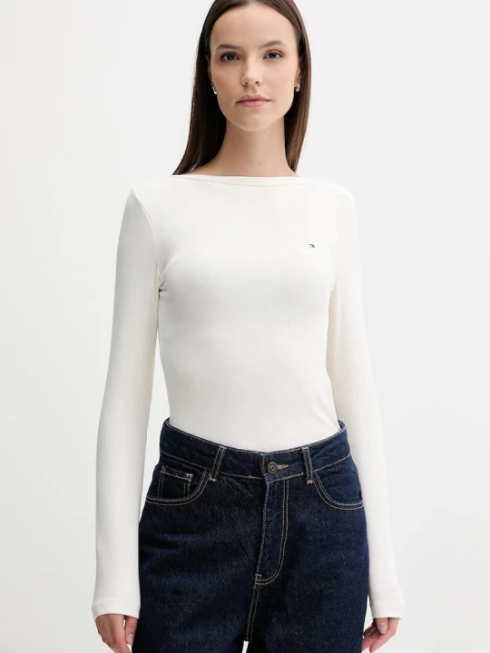 Zdjęcie produktu Tommy Hilfiger longsleeve beżowy