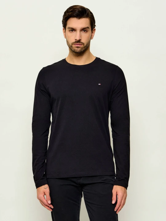 Zdjęcie produktu Tommy Hilfiger Longsleeve TH x F.C. Liverpool | Extra slim fit | stretch czarny